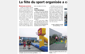 Le Perche 4 septembre : La fête du sport organisée a connu un grand succès