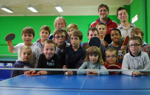 Les jeunes avec Jean Paul et Julien à la reprise de l'entrainement de la saison 2013-2014